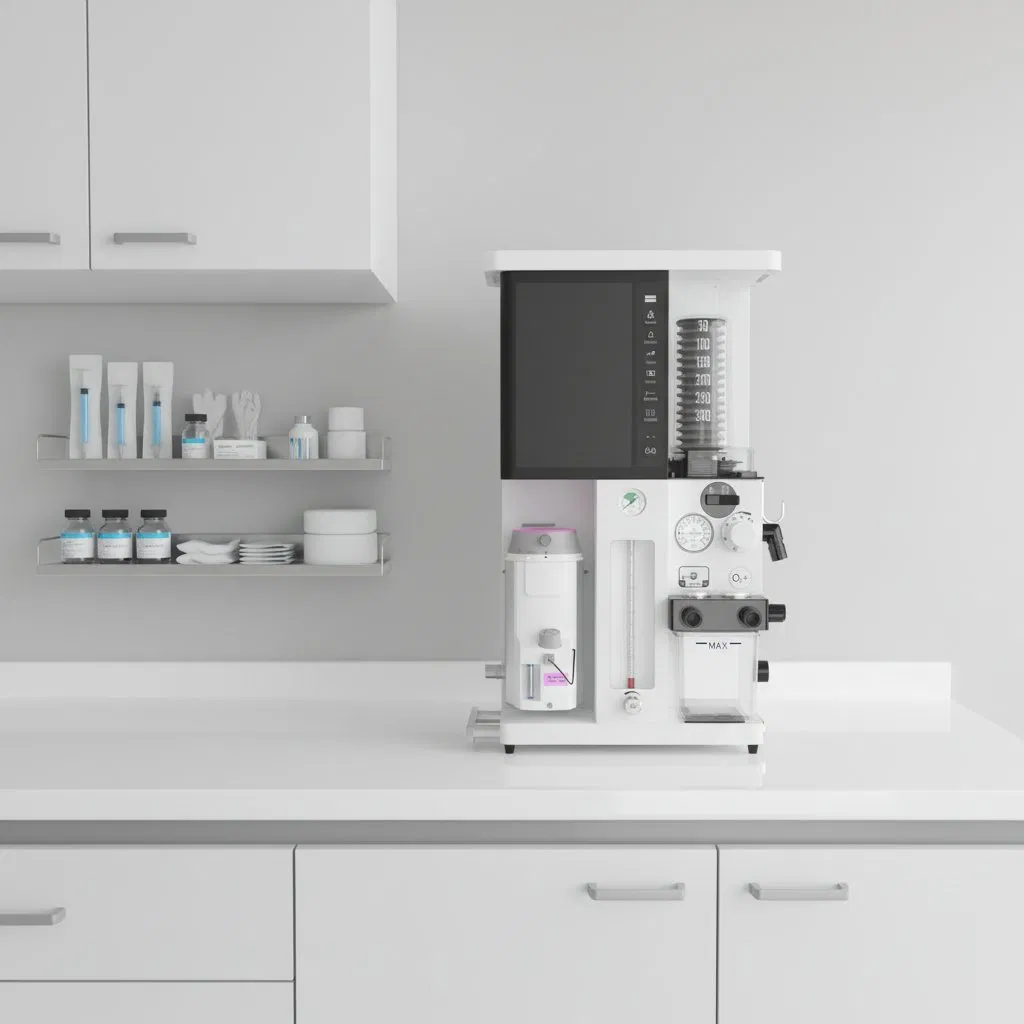 Veterinary Anesthesia Ventilator for Small Animals with 10-Inch Monitoring