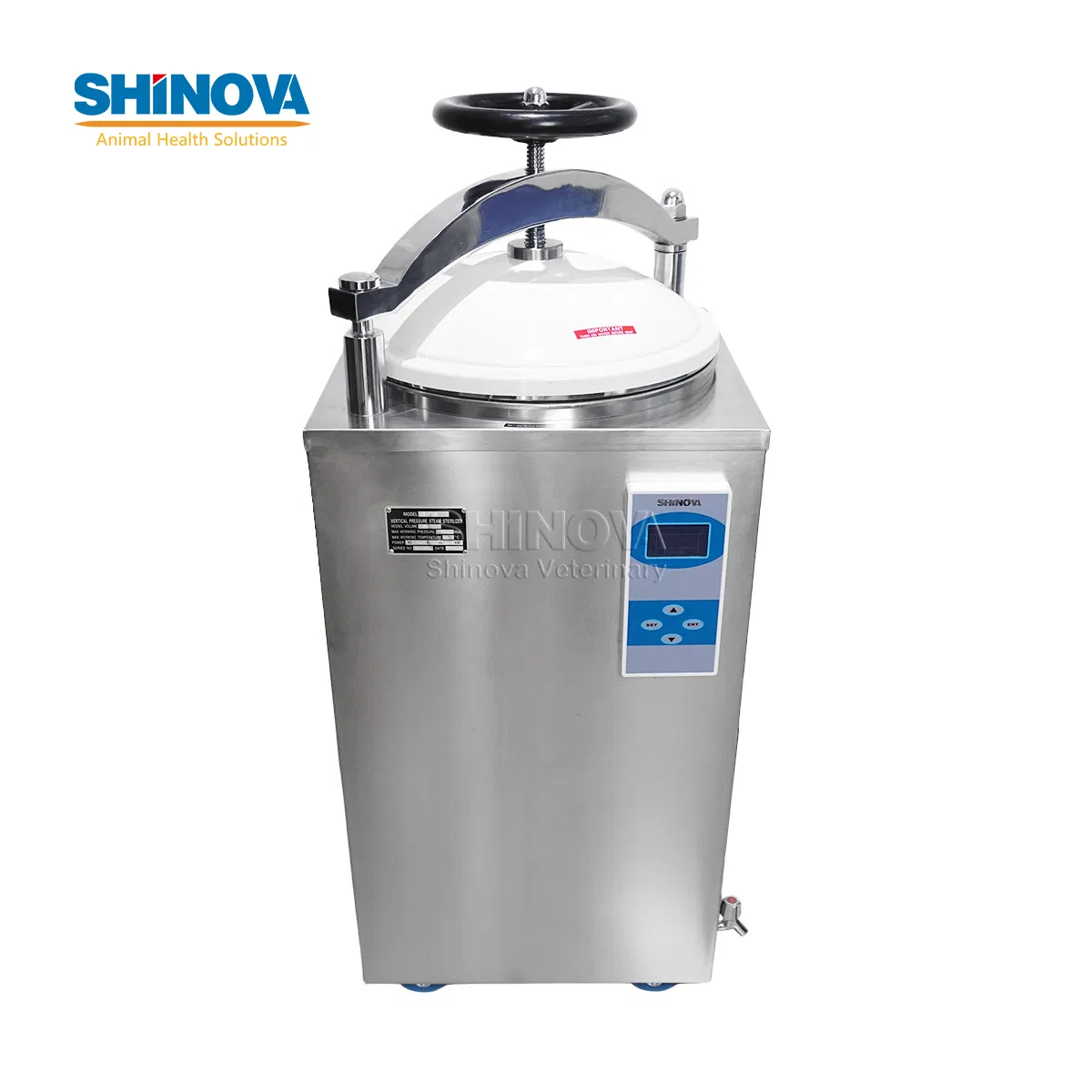 High Pressure Autoclave Machine 100L Vertical Steam Sterilizer for Veterinary/ Medical Ms-V100d