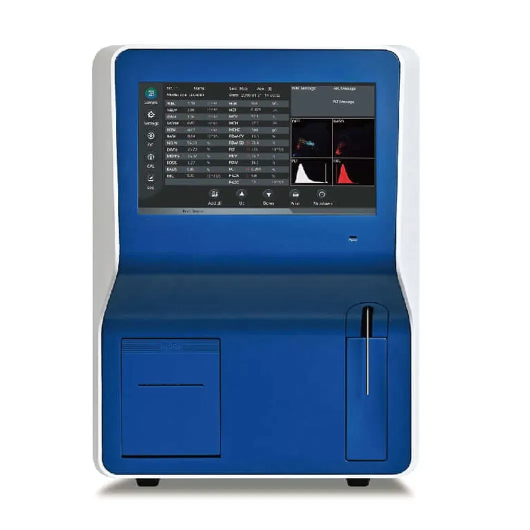 Multi-Function Fully Automated Hematology Analyzer Veterinary Medical Equipment Chemical Blood Tester