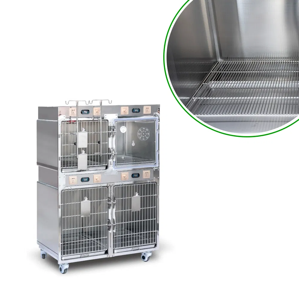 Stainless Steel Pet Hospital Cage Detail 1