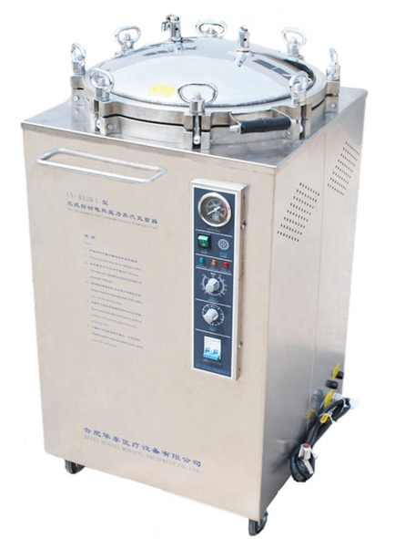 High Pressure 35L-150L Vertical Medical Steriliser Veterinary Laboratory Equipment for Pet Diagnosis