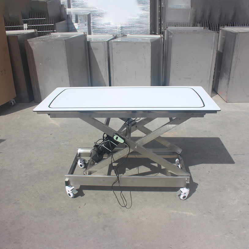 Stainless Steel Electric Lifting Veterinary Clinic Table Pet Examination Table with Battery Tables