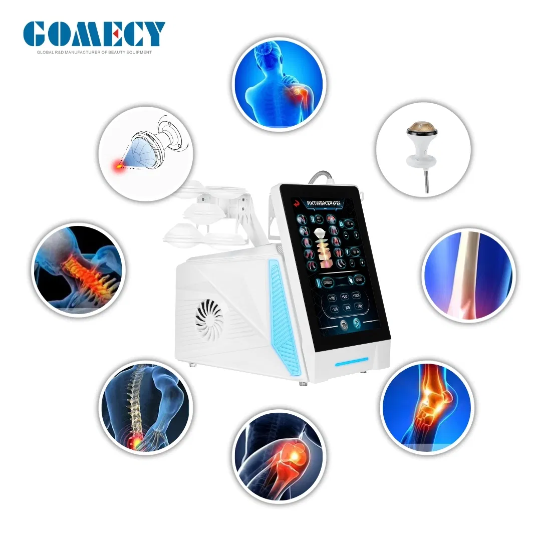 Portable Human and Veterinary Use Shockwave Therapy Machine Pain Relief Medical Equipment