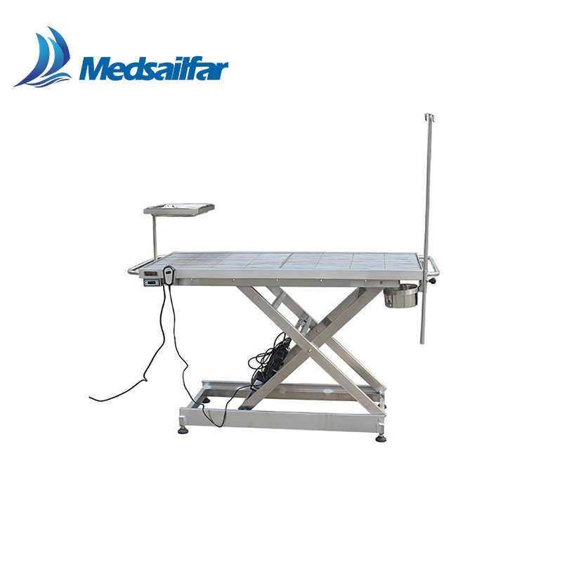 Surgical Instrument Electric Lift Adjustable Angle Veterinary Animal Vet Pet Examination Operating Table