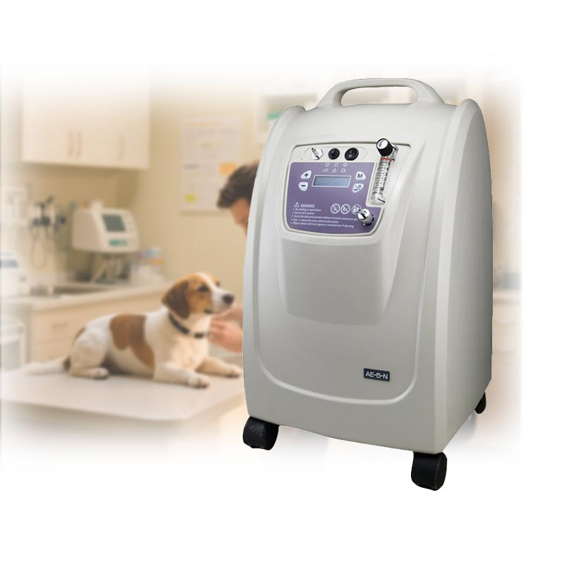 5L Vet Oxygen Supply Animal Therapy Machine Veterinary Treatment Oxygen Concentrator