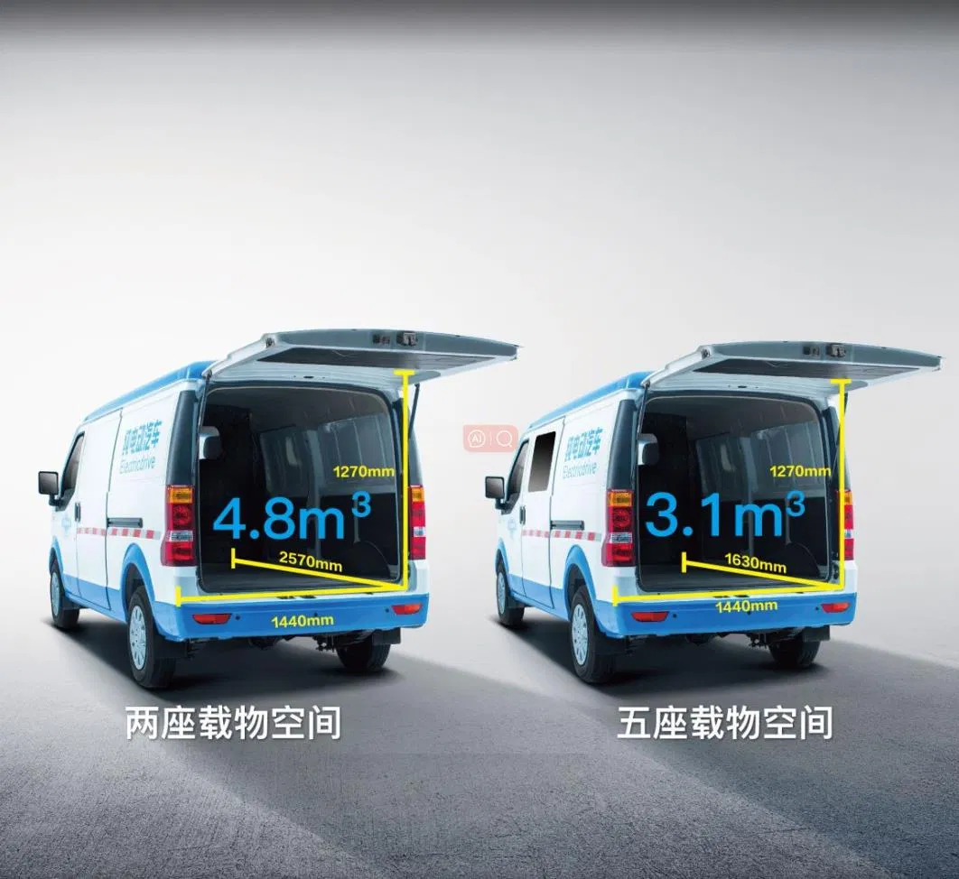 Chinese EEC Mini Electric Pickup Truck for Sale Last Mile Delivery and Logistics Solution Electric Cargo Van