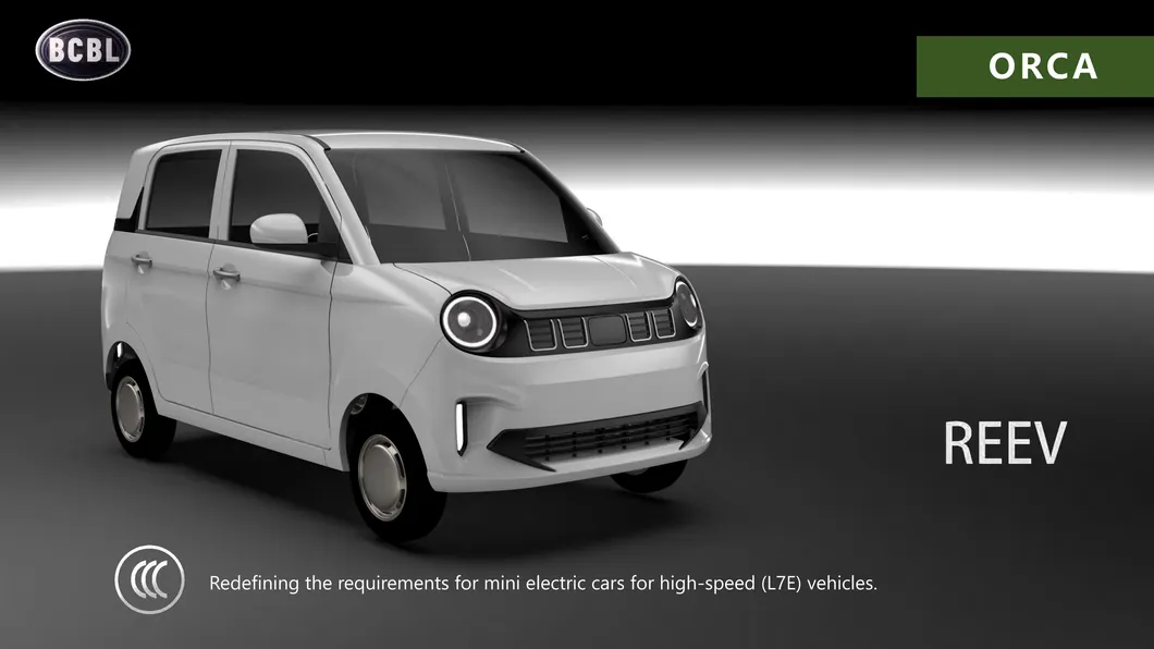 Electric Car Front View