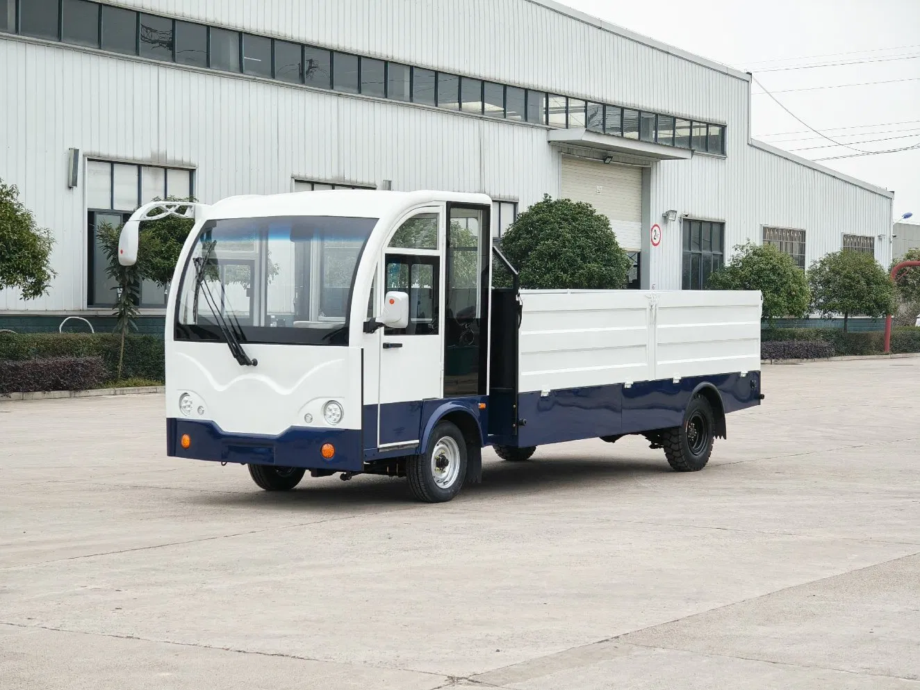 Enclosed Driving Cab 2 Seats Electric Cargo Truck 3t Delivery Pickup Truck