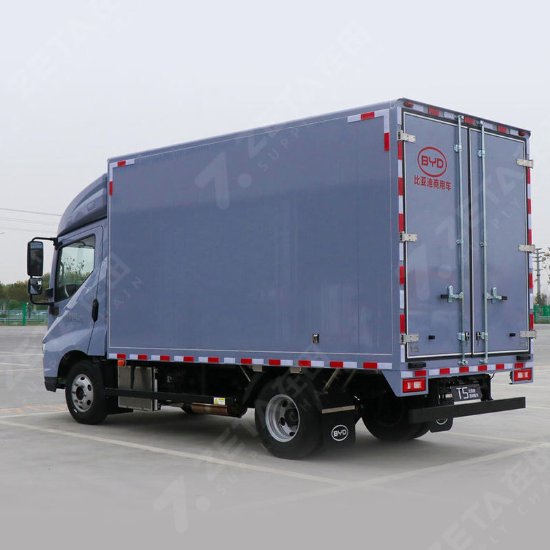 New Byd T5dm 4.5t Electric Cargo Truck Single Cab Van with LFP Battery Technology Zero Emission Urban Delivery Vehicle Electric Cargo EV Truck