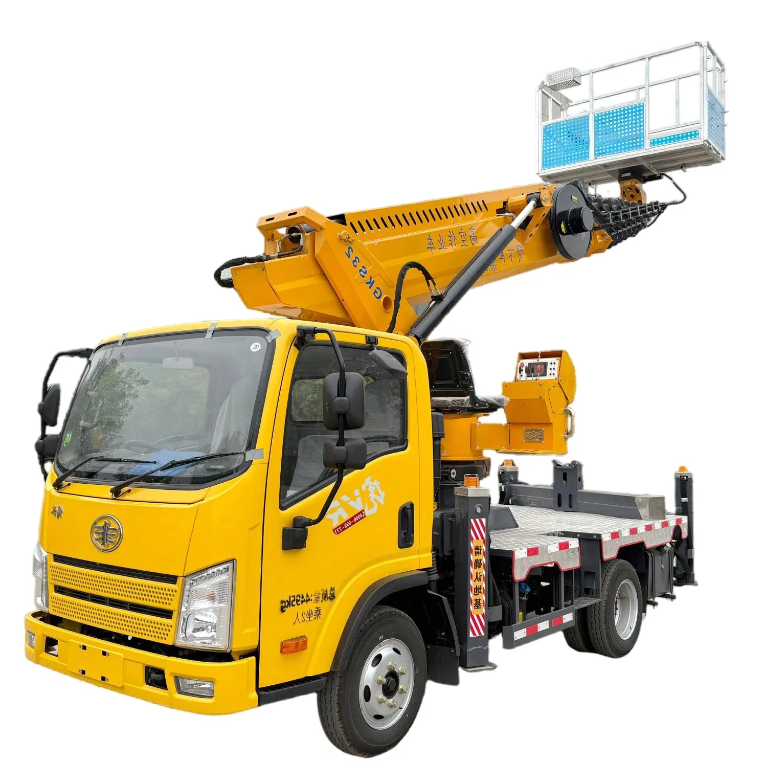 FAW Heavy-Duty 32m Telescopic Boom Aerial Work Platform Truck
