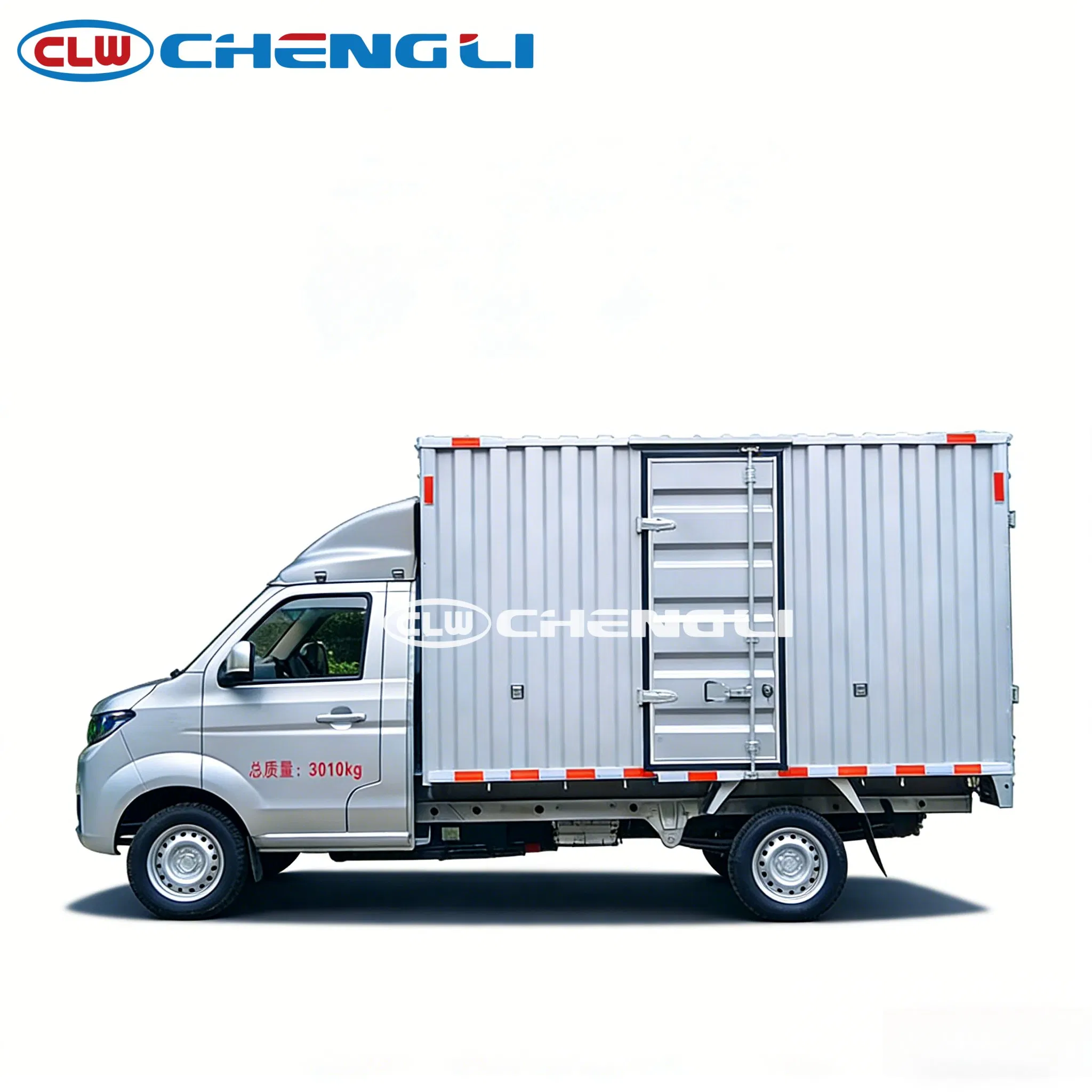 Electric 4X2 Corrugated Box Truck Zero-Emission with Automatic Powertrain System for City Delivery