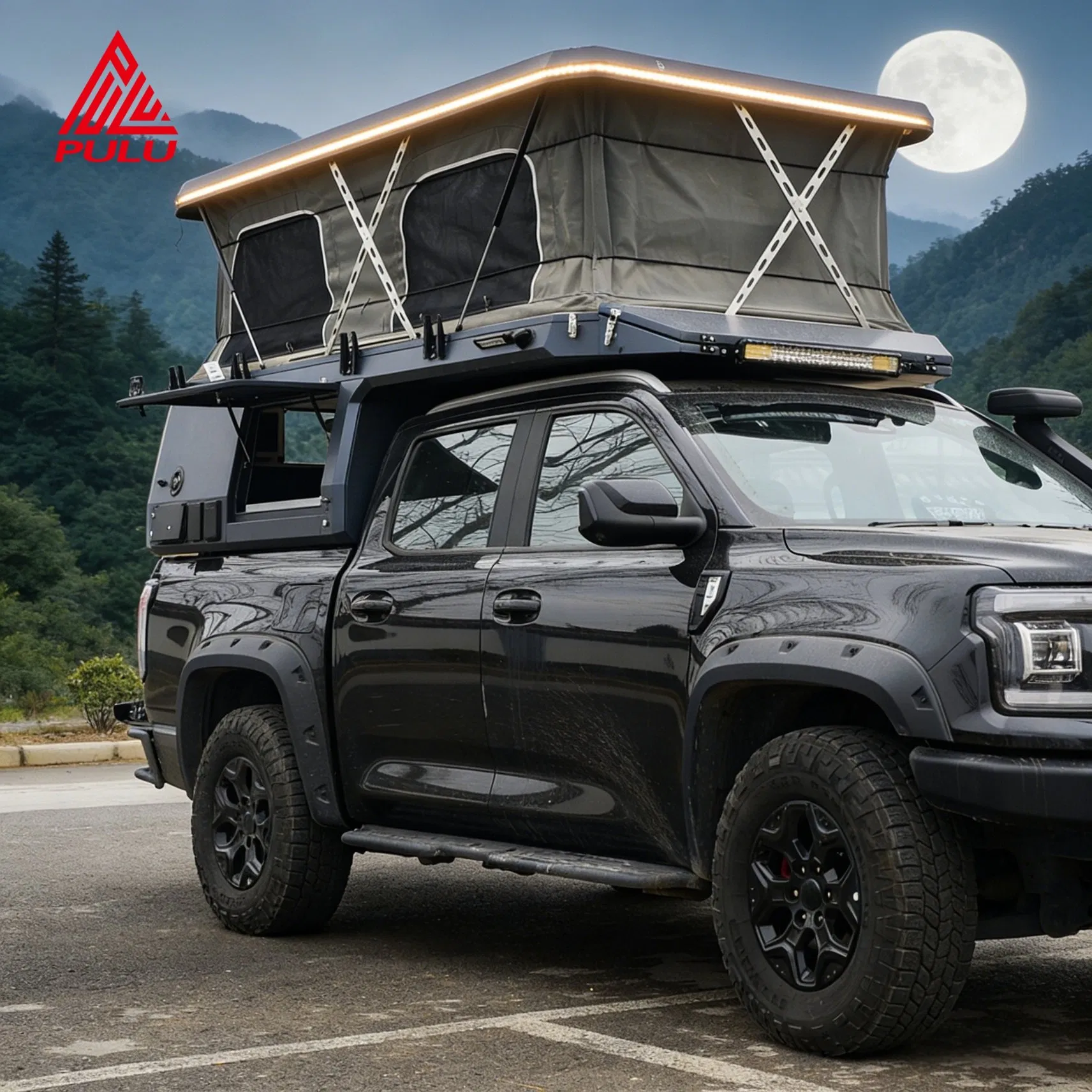 Prue's All-New MID-Size 4X4 Adventure Aluminum Pickup Truck Campervan