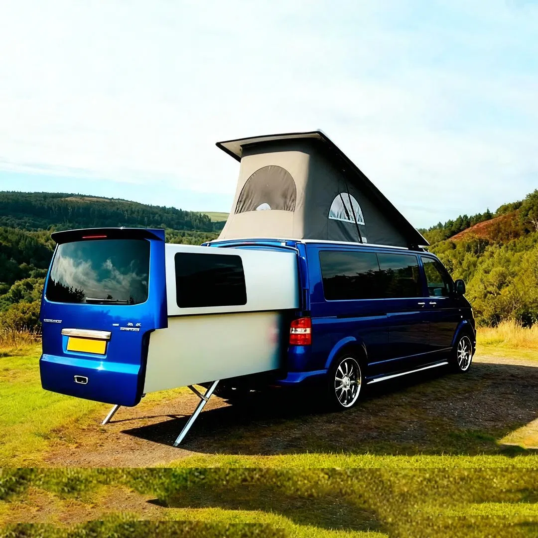 Jmc Rear Extendable Camper Recreational Van Vehicle Class B RV Motorhome Family Travel Car Caravan House Truck Motorcoach Trailer Autocaravana Passenger Minivan