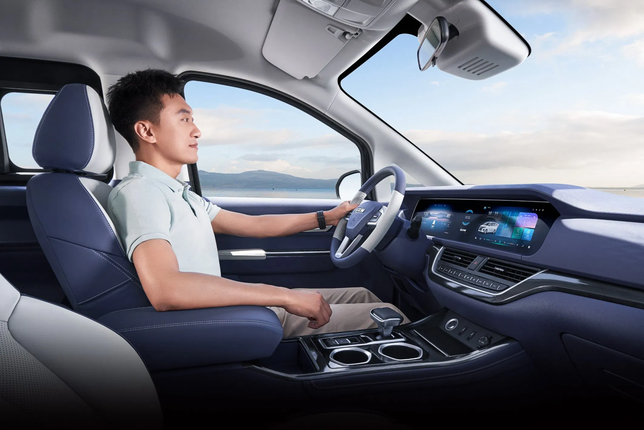 BAW Ace M7 2.0L+8AT Automatic Transmission Large Space Family Use MPV Minivan/Van