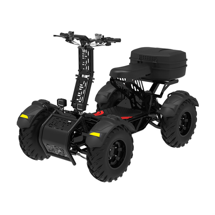 New 2025 Electric 4-Wheel All Terrain Vehicle for Adults 4X4 Scooter off Road 4WD ATV for Hunting and Farm Work