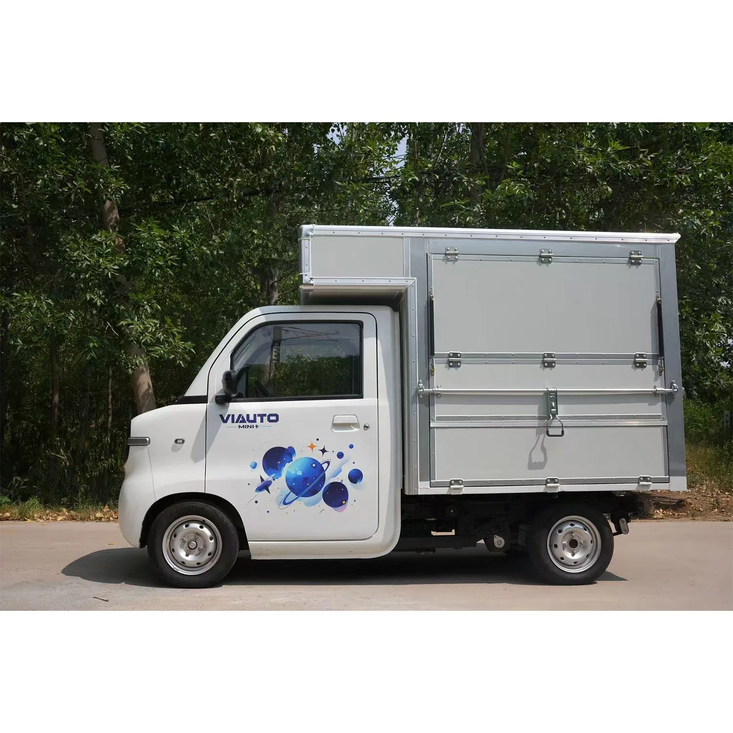 Honri Ha Series Mini Electric Van Electric Mini Truck Auto Car Mini Electric Car- 70km Lithium Battery Luxury Resort Passenger-Cargo Vehicle