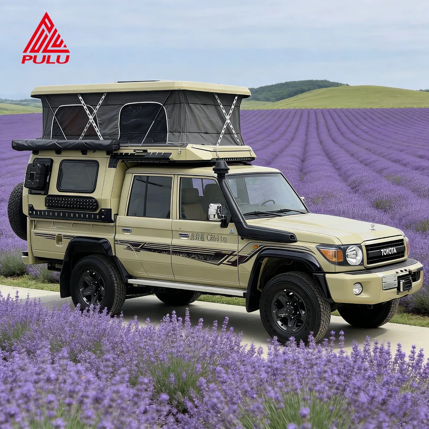Prue's All-New MID-Size 4X4 Adventure Aluminum Pickup Truck Campervan