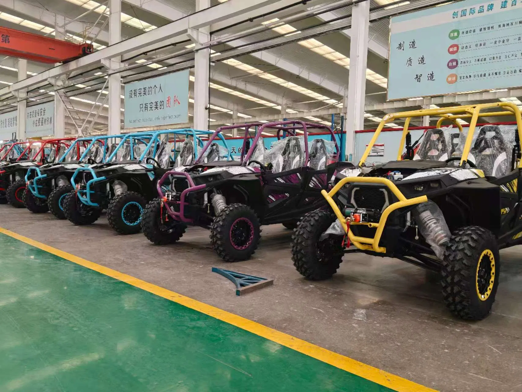 All Terrain 1000cc Ssv Racing UTV 4X4 off-Road Side by Side Vehicle with Doors, Roof and Windshield for Adults