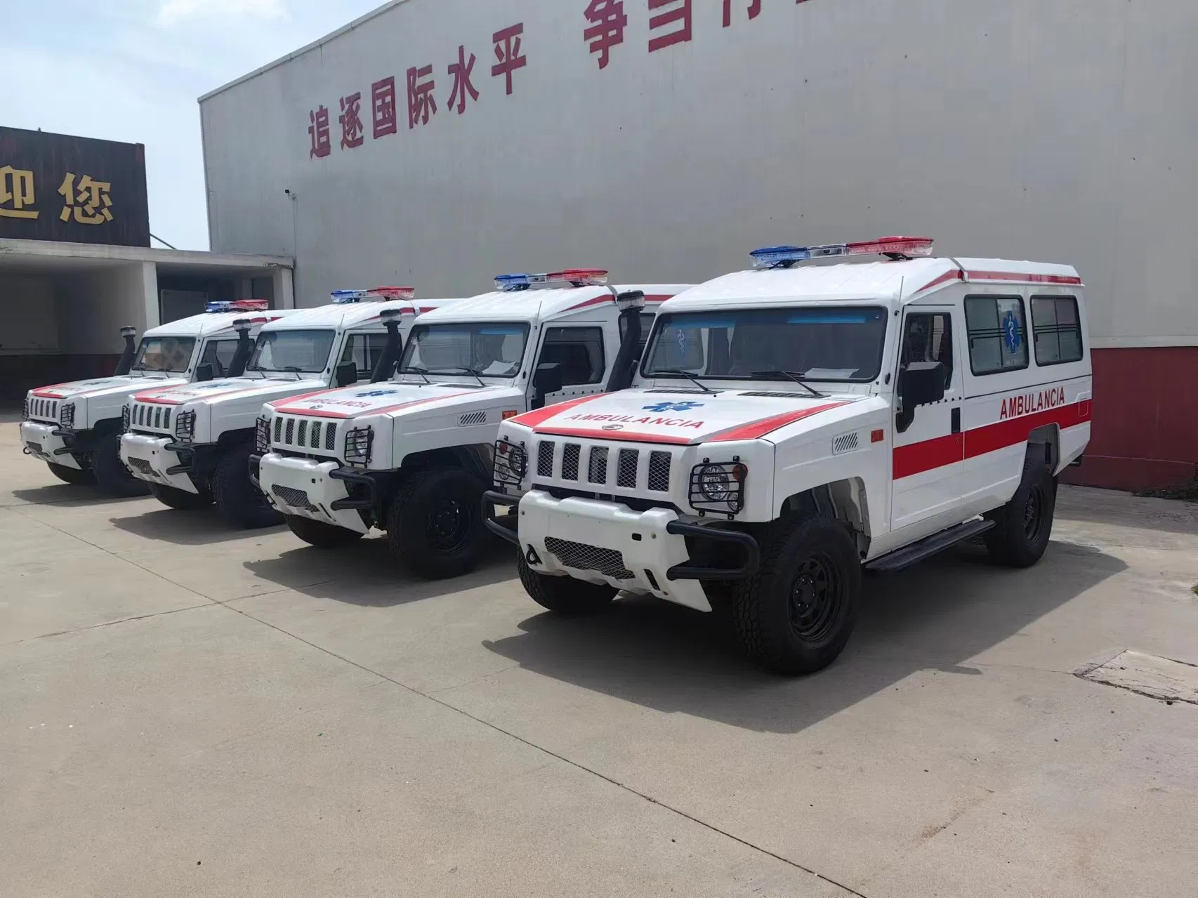 Warrior SUV Ambulance Diesel Gasoline 4X4 4*4 4WD Orv off-Road Vehicle