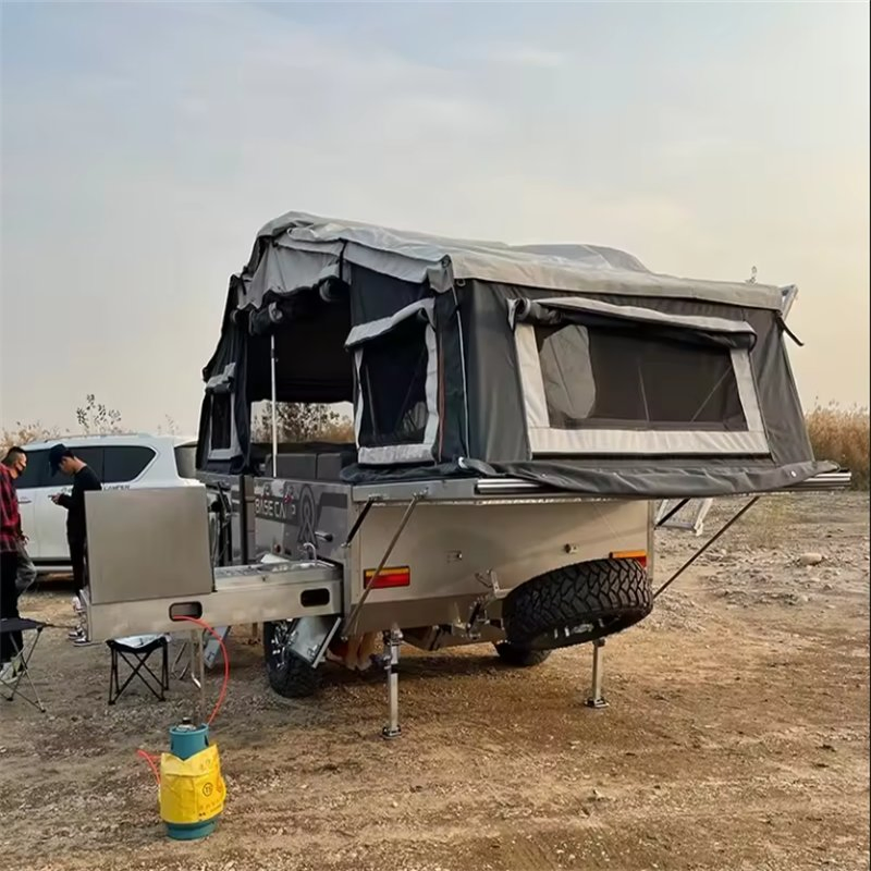 Compact Pop-up Truck Bed Camper for Effortless Outdoor Adventures