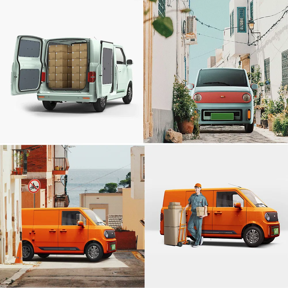 Electric Van Made in China 2024 New Van with Fast Charging 0.5h 2 Seat Delivery Truck Van Loading 1t 1000kg Cargo Commercial Van Chesh 01