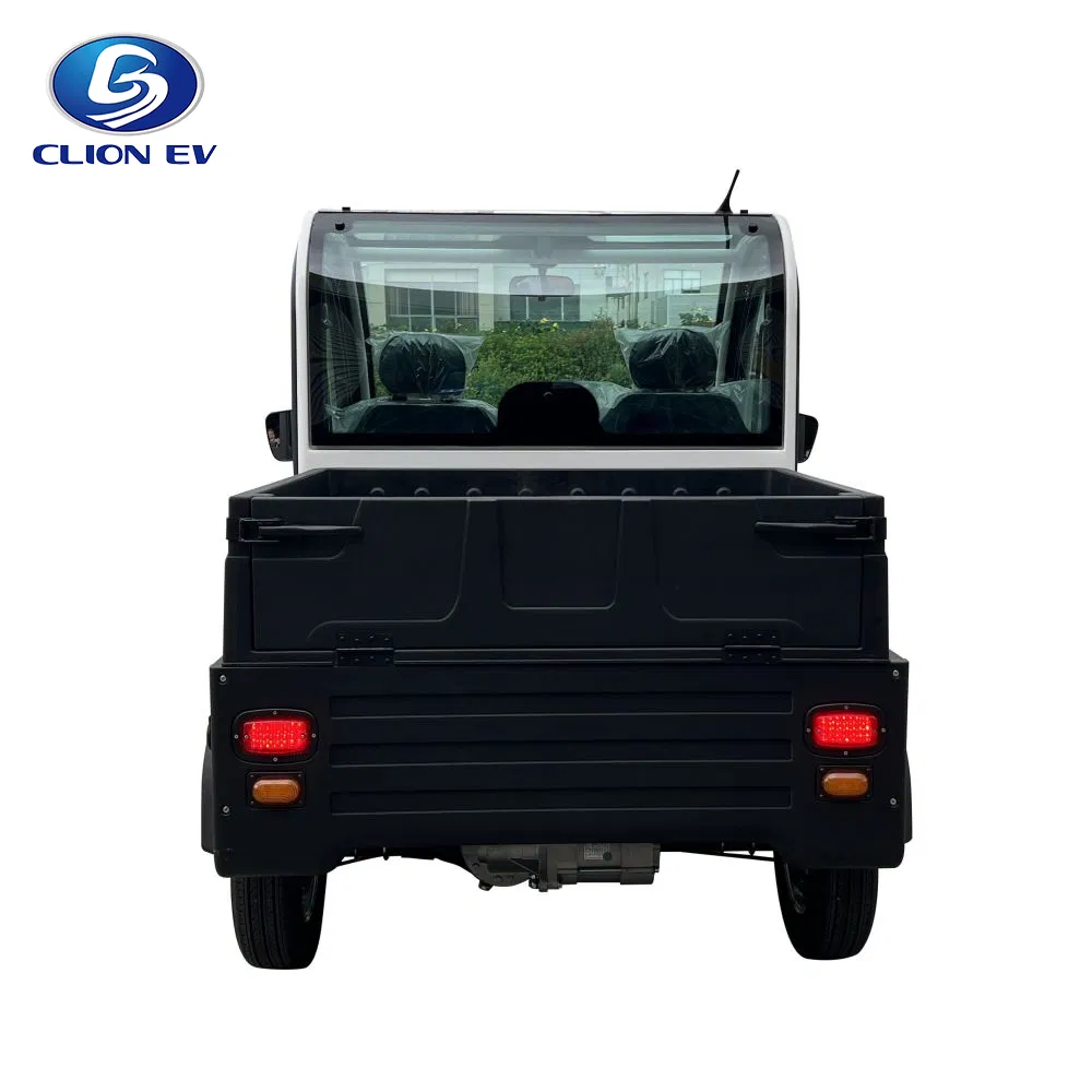 4 Wheels Electric Mini Pickup Truck 2 Seats with New Rearview Mirror