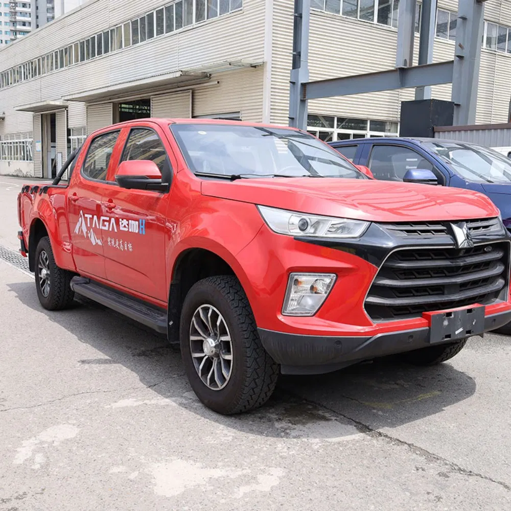 Qingling Taga H Petrol MID-Size Pickup Truck Double Cabin Gasoline 4X4 Isuzu Taga H Cargo Pickups