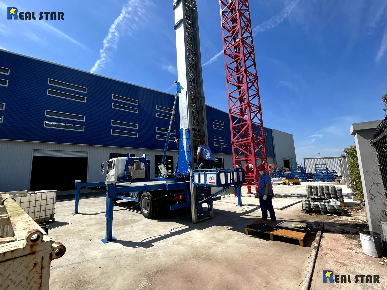 Hot Sale Heavy-Duty 6× 4 Diesel Automatic Bucket Type Aerial Work Platformtruck Suspended Basket Aerial Work Platform Truck with Straight Arm