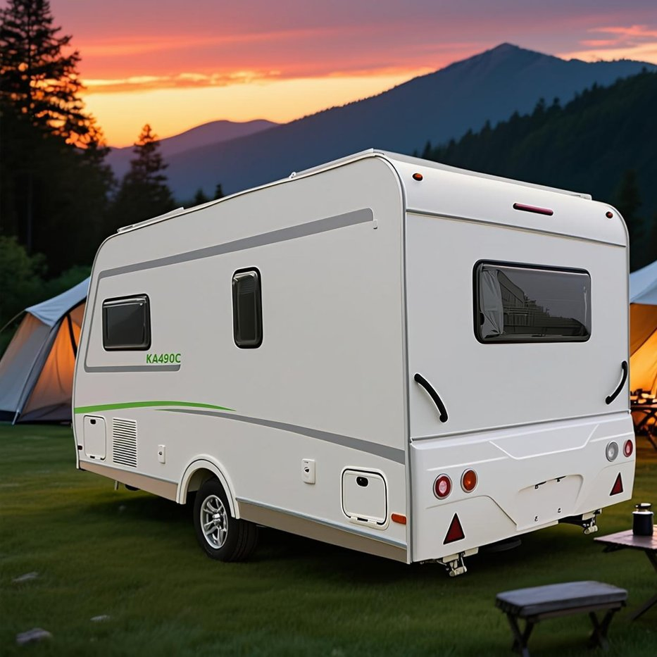 Australian Standards 4X4 off-Road Camper RV Caravan Trailer with Shower Toilet off Grid Adventure Ready Outdoor Travel Trailer