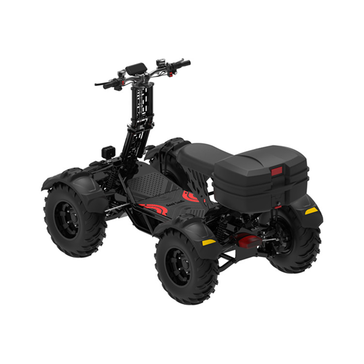 New 2025 Electric 4-Wheel All Terrain Vehicle for Adults 4X4 Scooter off Road 4WD ATV for Hunting and Farm Work