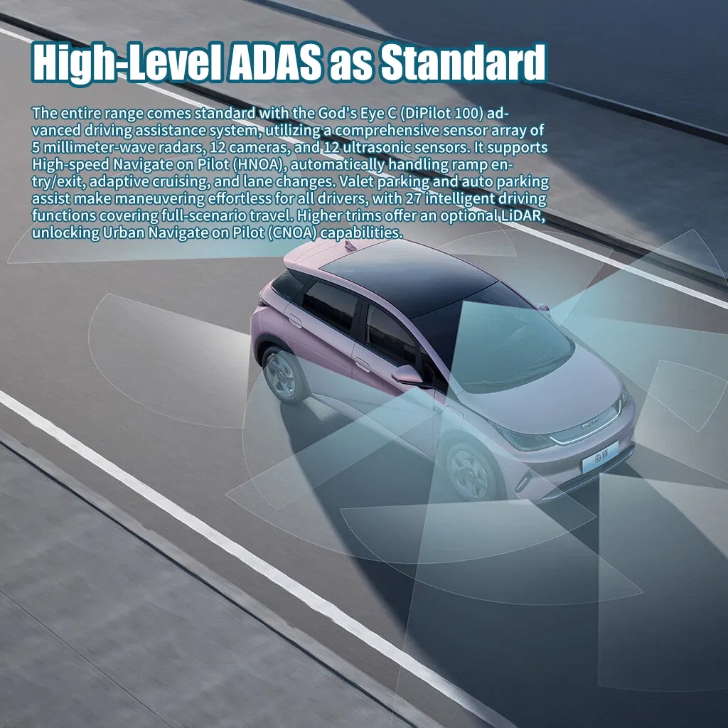 BYD Dolphin Electric Hatchback Side Profile