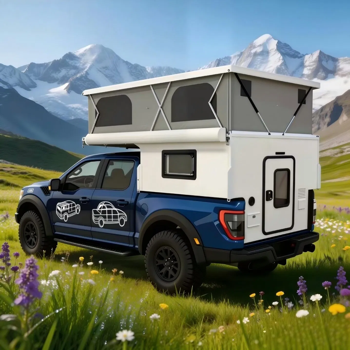 Adventure-Ready Mini Camper with Australian Grade Aluminum Frame and 4WD Capability Ecocampor