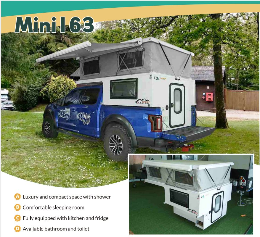 Adventure-Ready Mini Camper with Australian Grade Aluminum Frame and 4WD Capability Ecocampor