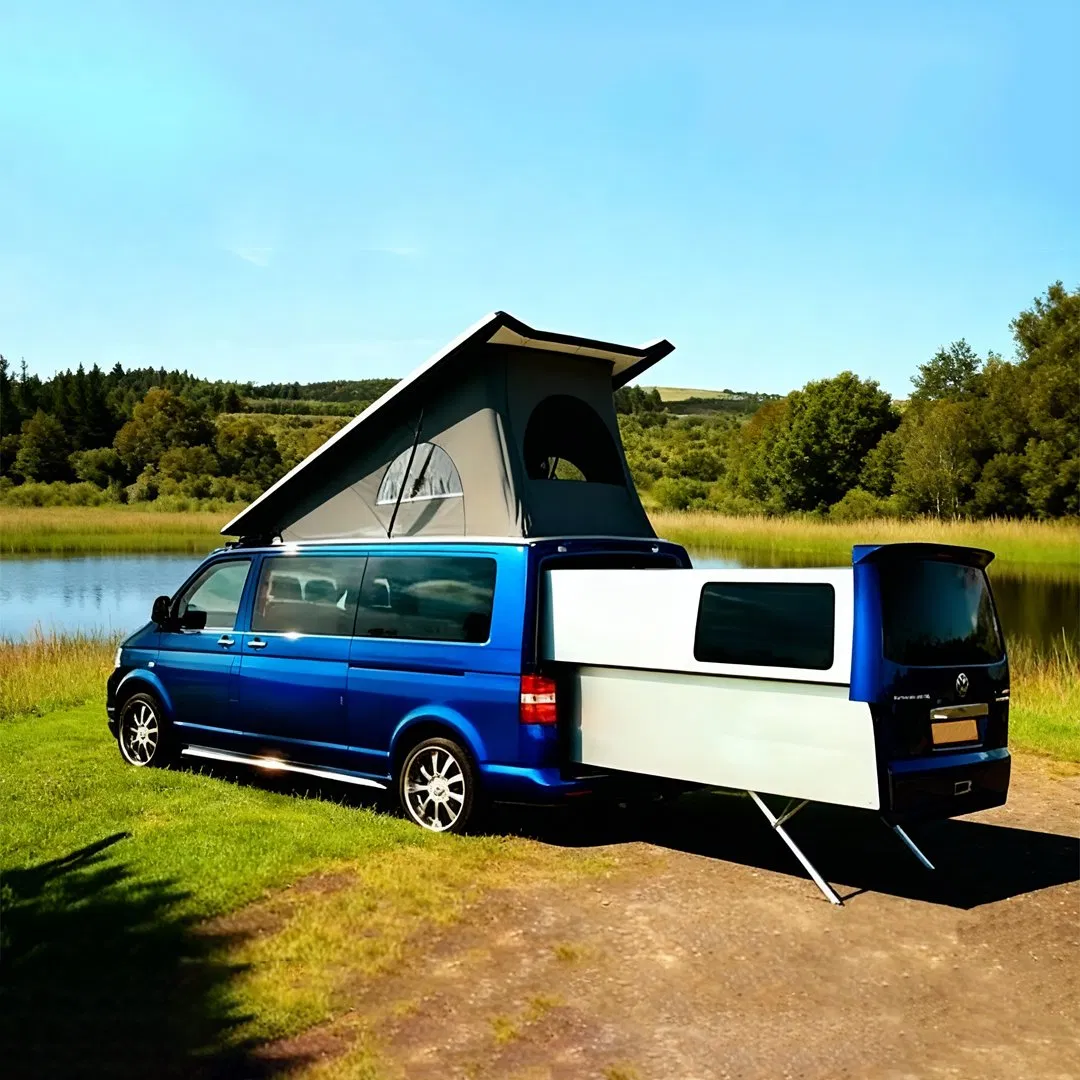 Jmc Rear Extendable Camper Recreational Van Vehicle Class B RV Motorhome Family Travel Car Caravan House Truck Motorcoach Trailer Autocaravana Passenger Minivan