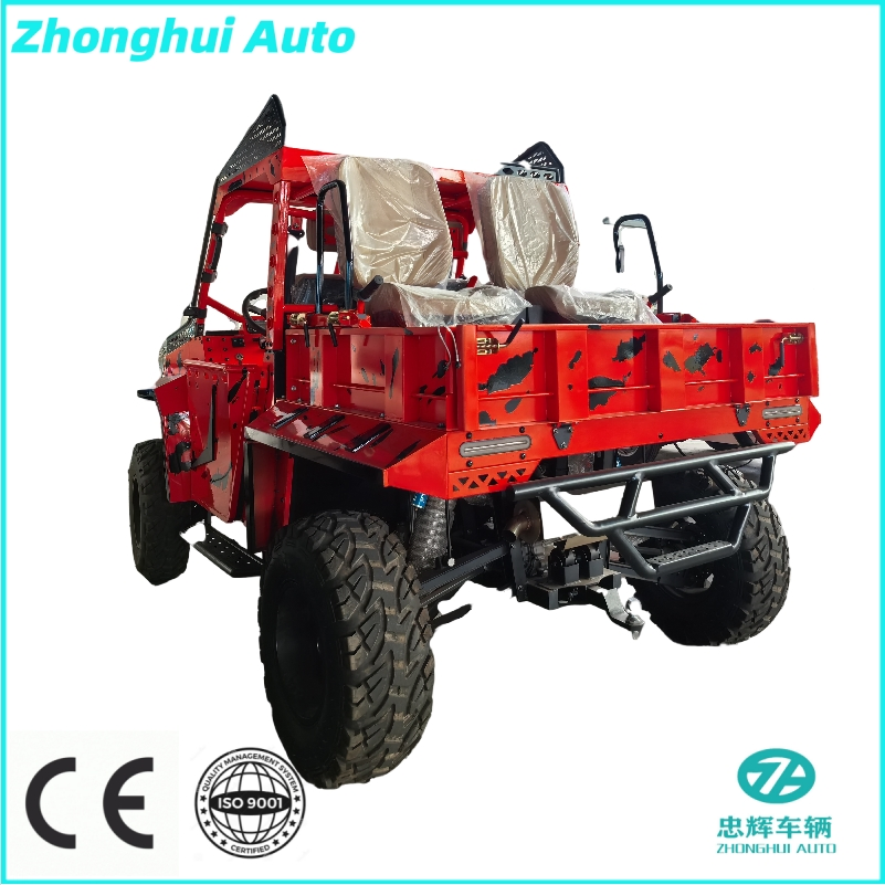 2024 New Super Cool Customizable Color Electric ATV 4X4 UTV off-Road Kart Adult 3 Wheel Electric Sightseeing Dune Buggy for Sale Utility Vehicle Parts