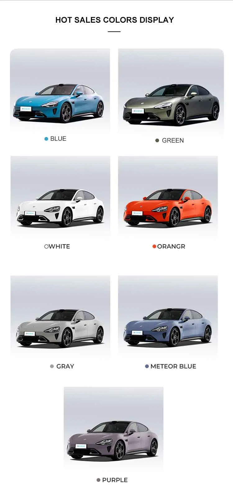 Xiaomi SU7 Parameters Chart