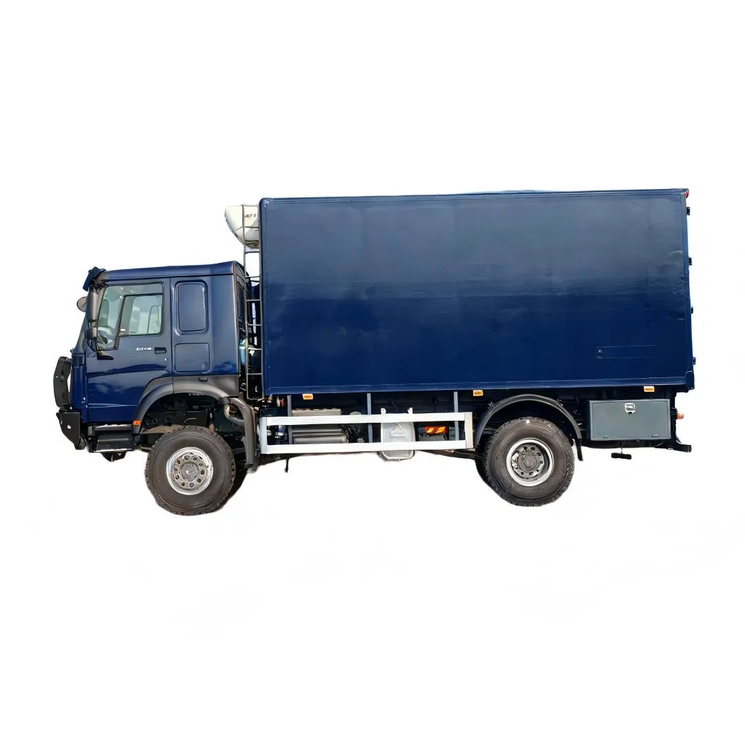 HOWO Foton Dongfeng 4X4 Full Drive off Road All Terrain Camion Refrigere Refrigerator Refrigerated Truck Cooling Trailer Van Cold Chain Frozen Box Cargo Vehicle