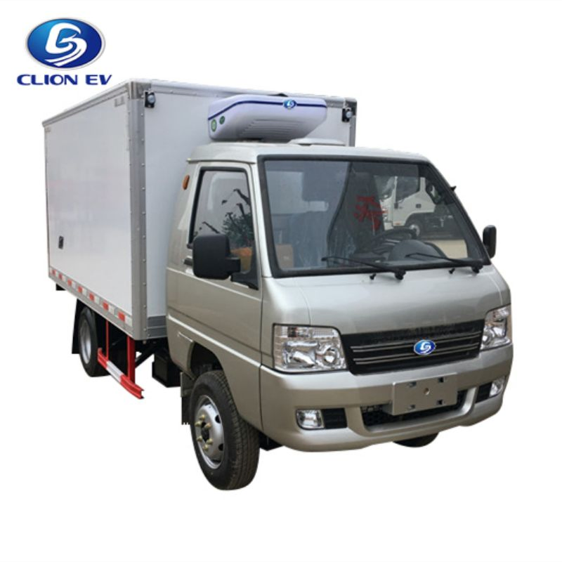 New Energy City Freezer Food/Meat/Ice Cream Logistics Electric Refrigerated Box Truck