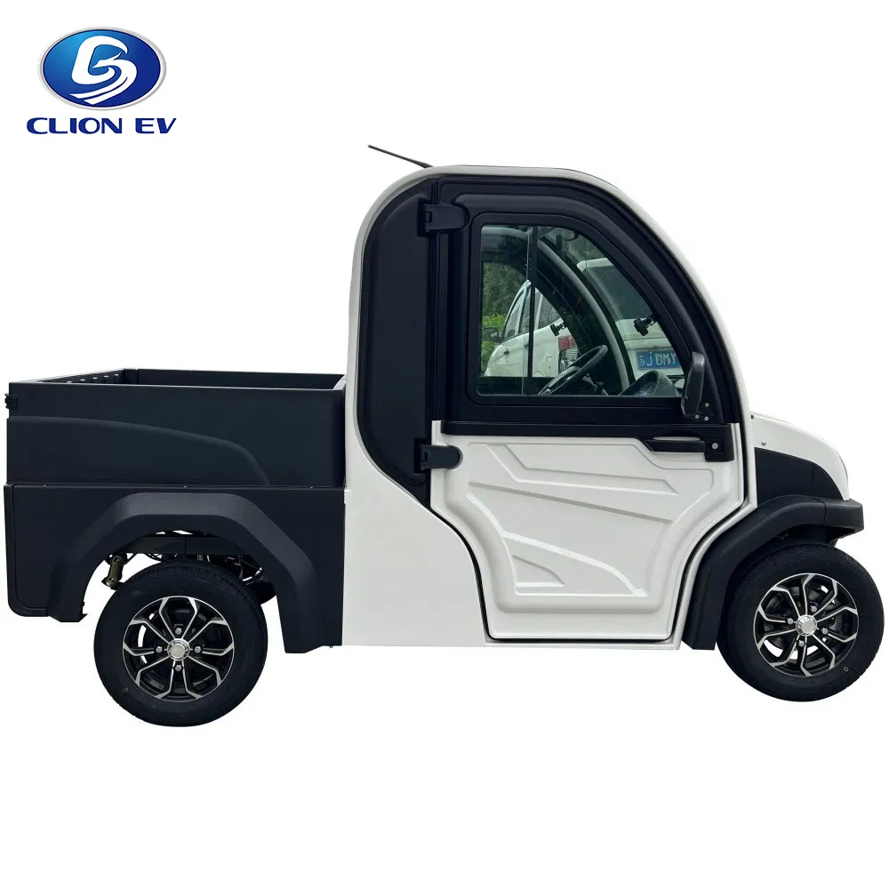 4 Wheels Electric Mini Pickup Truck 2 Seats with New Rearview Mirror