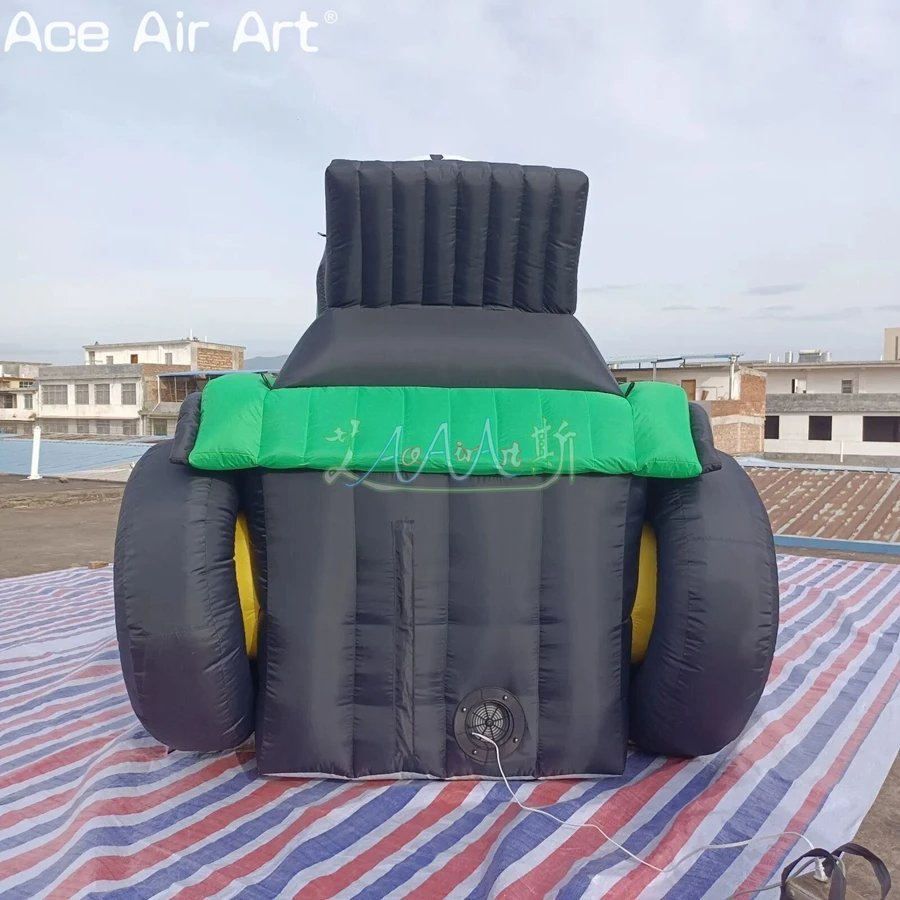 Professional Advertising Factory Novelty Custom Inflatable Tractor Replica Air Vehicle Model