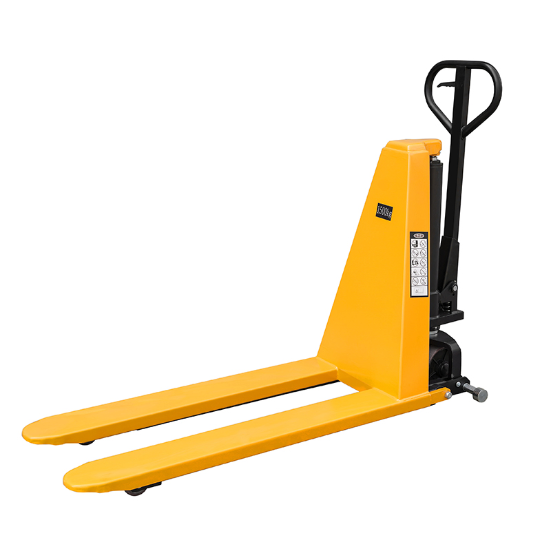 Manual High Lift Pallet Truck with Hydraulic Scissor Lift for Heavy Duty Work