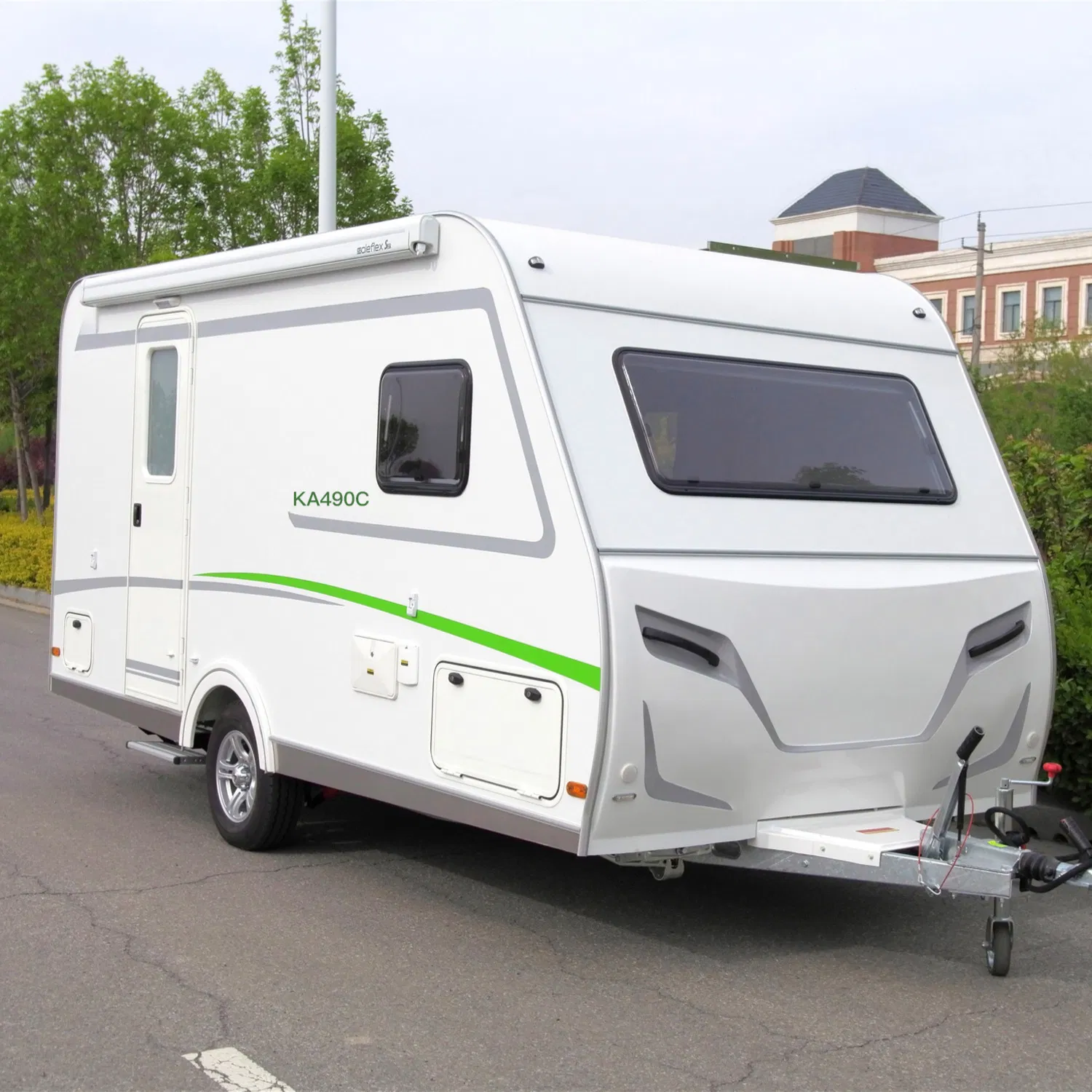 Adventure-Ready Ka490c Camper Travel Trailer - off-Grid Capable &amp; All-Weather Performance