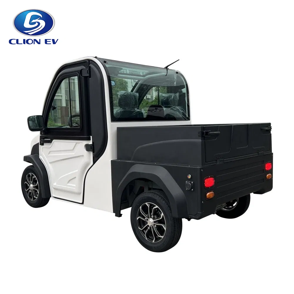 4 Wheels Electric Mini Pickup Truck 2 Seats with New Rearview Mirror