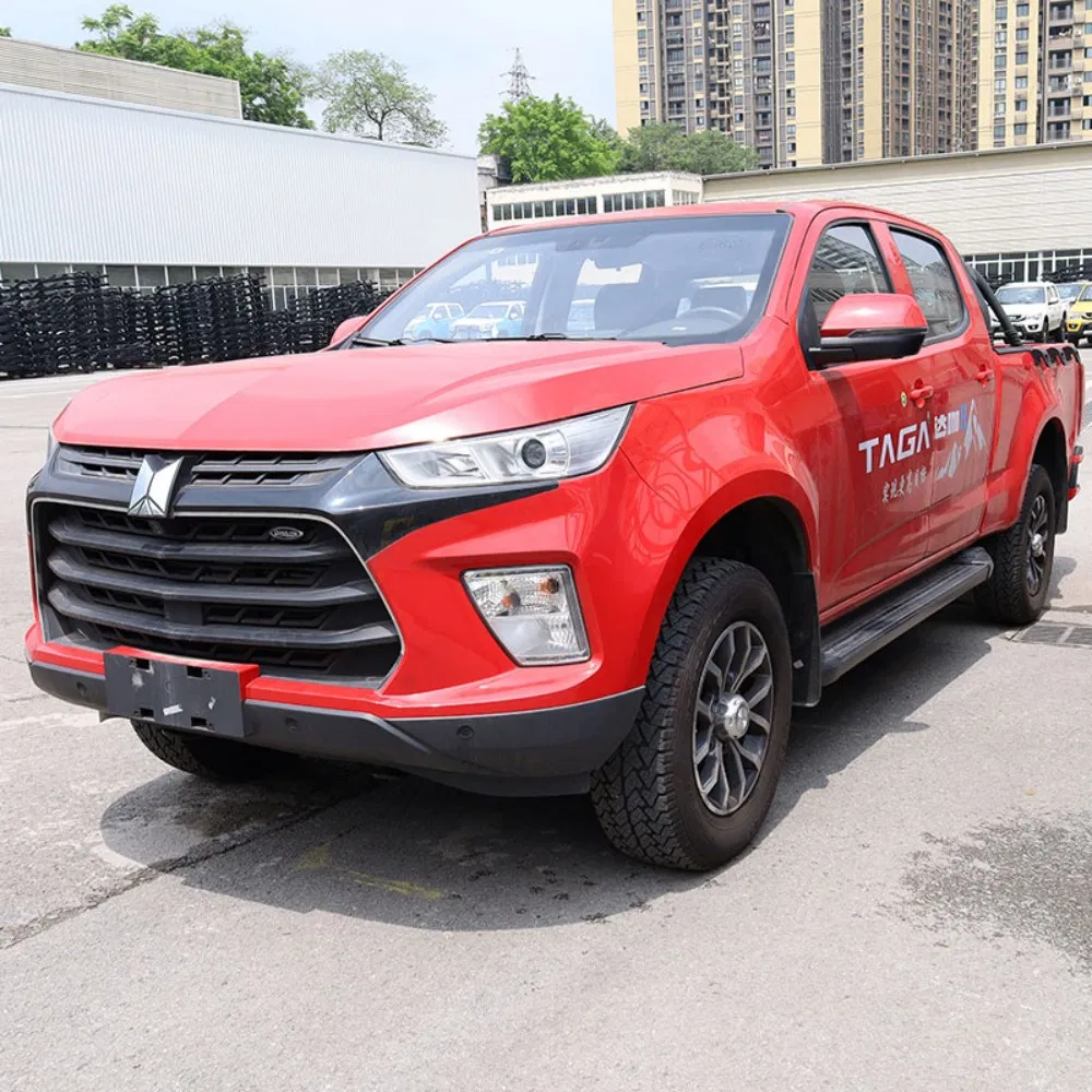 Qingling Taga H Petrol MID-Size Pickup Truck Double Cabin Gasoline 4X4 Isuzu Taga H Cargo Pickups
