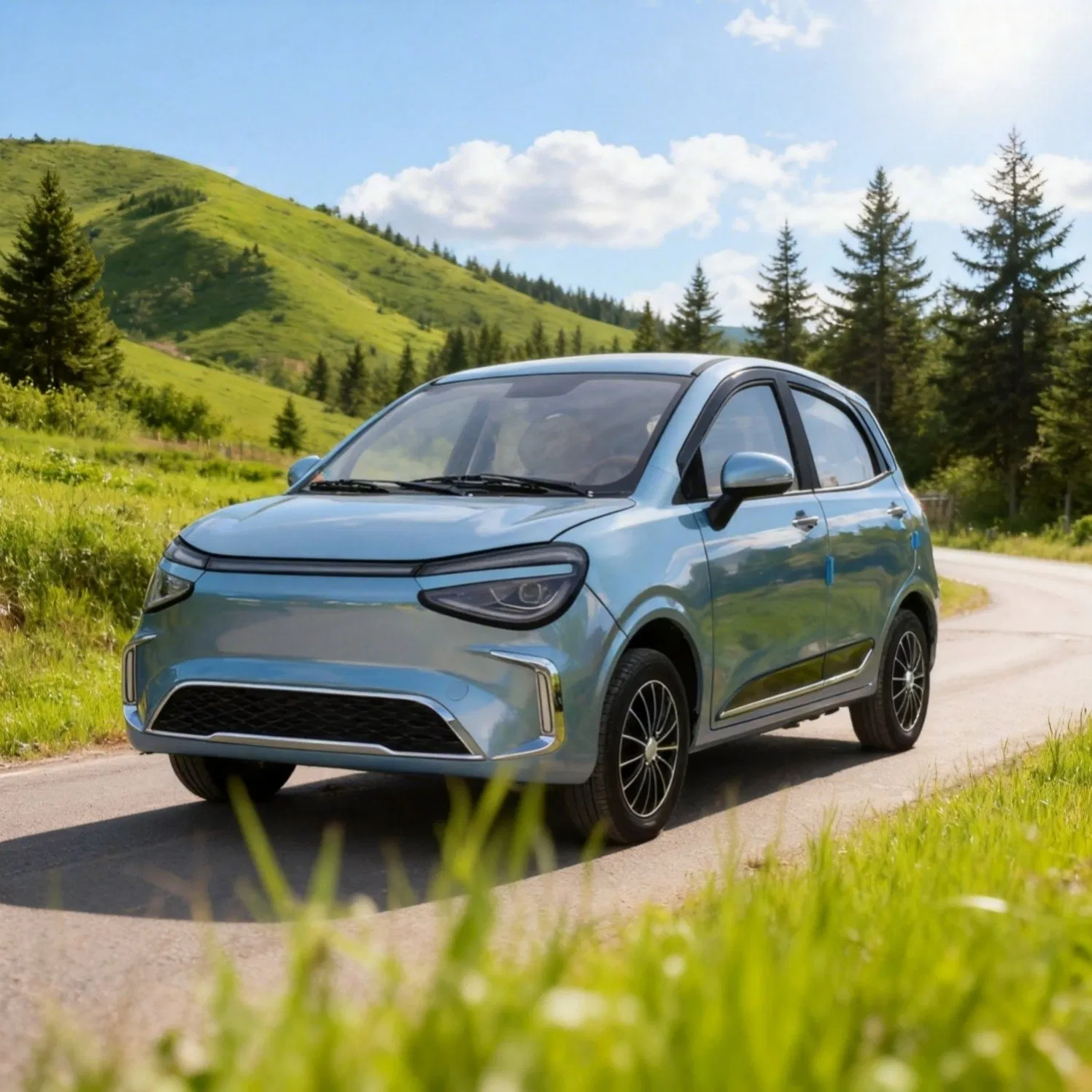 Yue Tu Plug in Hybrid Minivan with Electric Only Mode and Regenerative Suspension for Smooth Family Rides