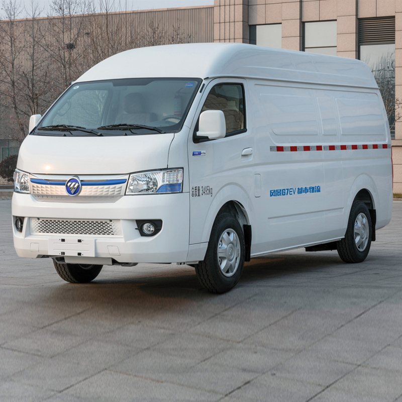 Safety Electric New Energy EV Foton Toyota 4X2 4X4 Mini Light Passenger Cargo Delivery Box Van Bus Truck Minibus Commercial Vehicles Refrigerated Van
