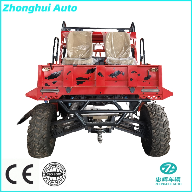 2024 New Super Cool Customizable Color Electric ATV 4X4 UTV off-Road Kart Adult 3 Wheel Electric Sightseeing Dune Buggy for Sale Utility Vehicle Parts