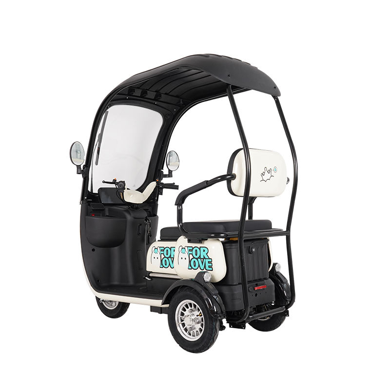 3-Wheel Electric Tricycle, Open-Body Passenger Model with 100-200kg Load