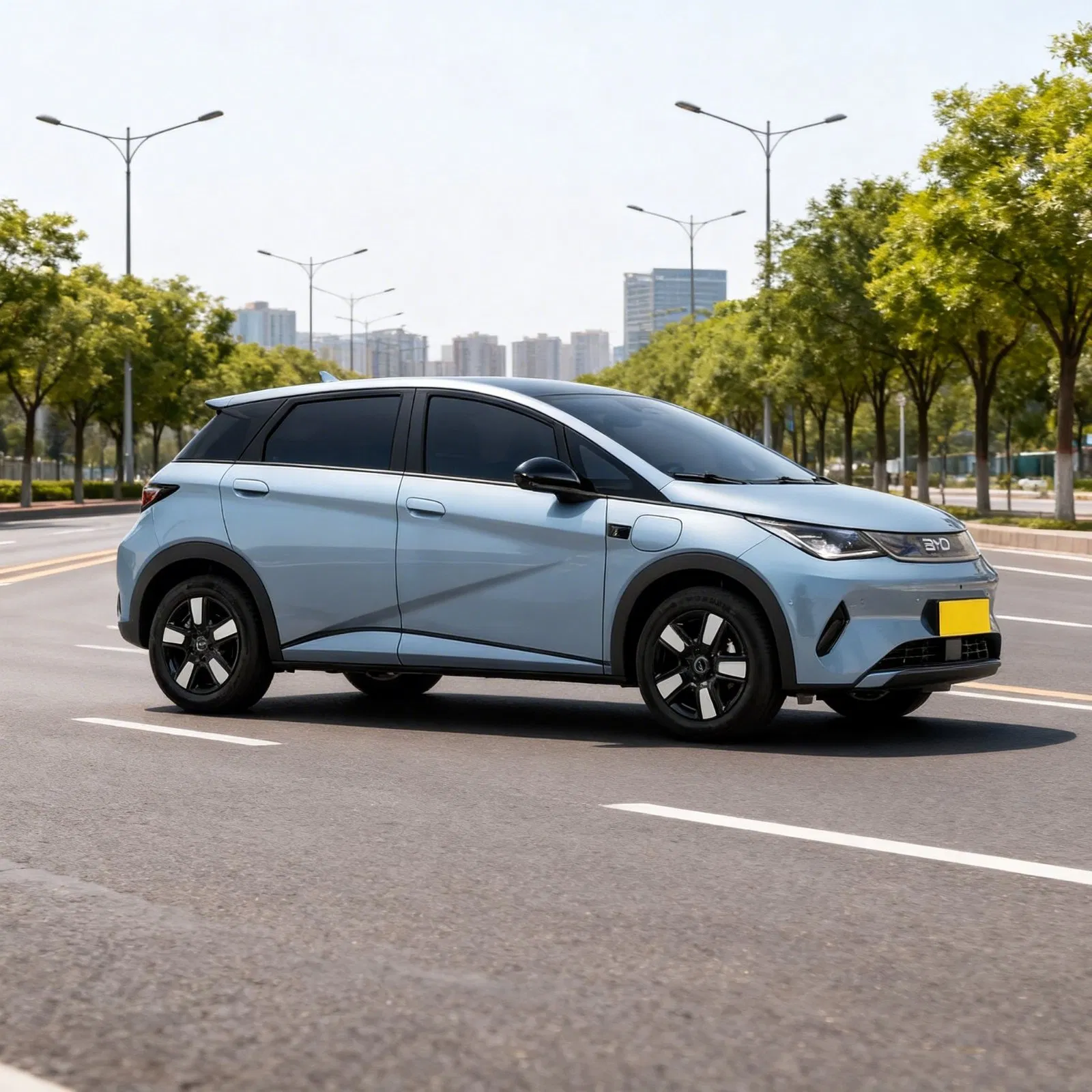 2025 BYD Dolphin electric hatchback with 520km CLTC range for urban daily commuting needs