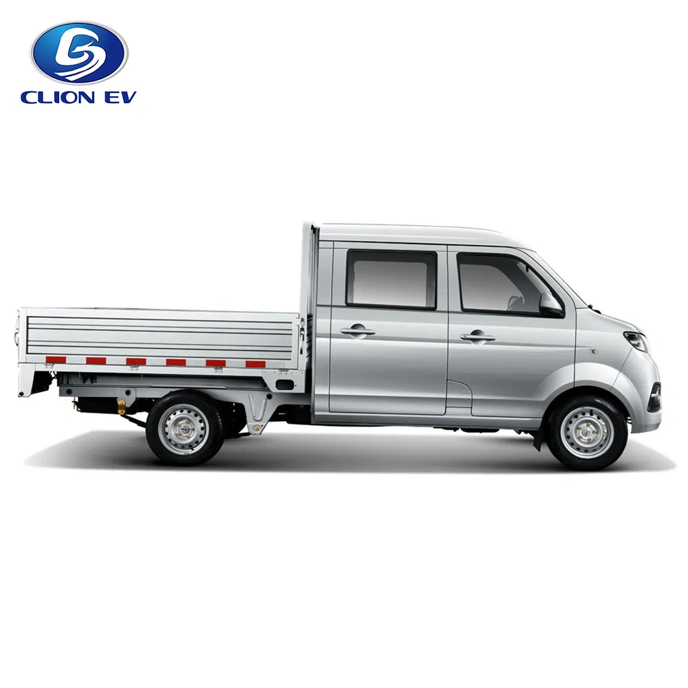 Bev 5 Seats Mini Electric Cargo Pickup Truck with 1.5 Ton Payload